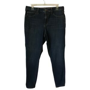 Universal Thread Jeans Size 14 Womens Medium to Dark Wash Skinny Ankle Excellent